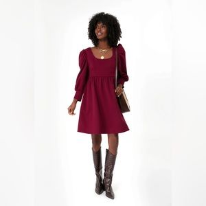 Tuckernuck Pomander Place Andie Dress Puff Sleeve Large L